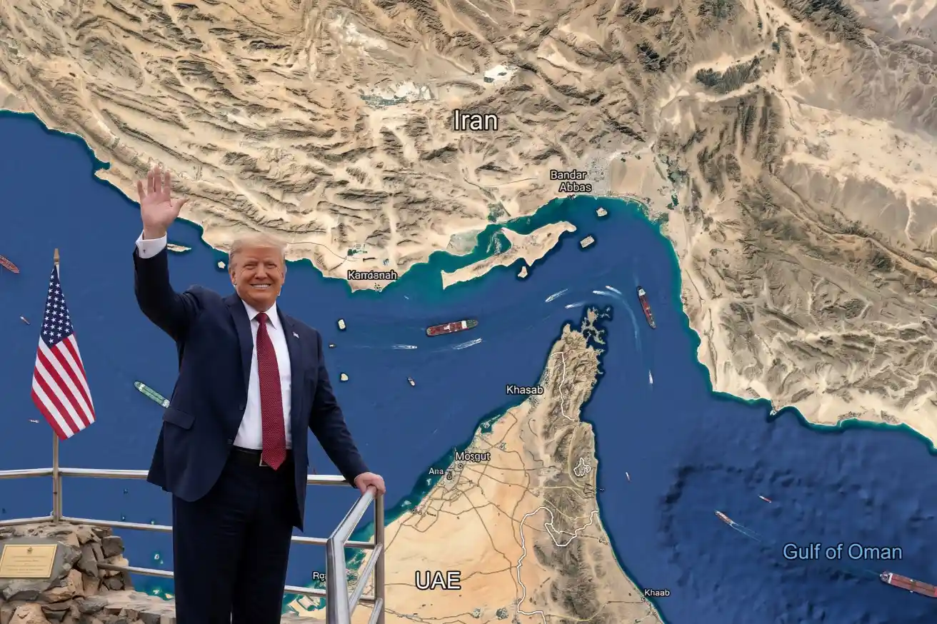 Trump desafió a Irán y garantizó la libre navegación en el estrecho de Ormuz