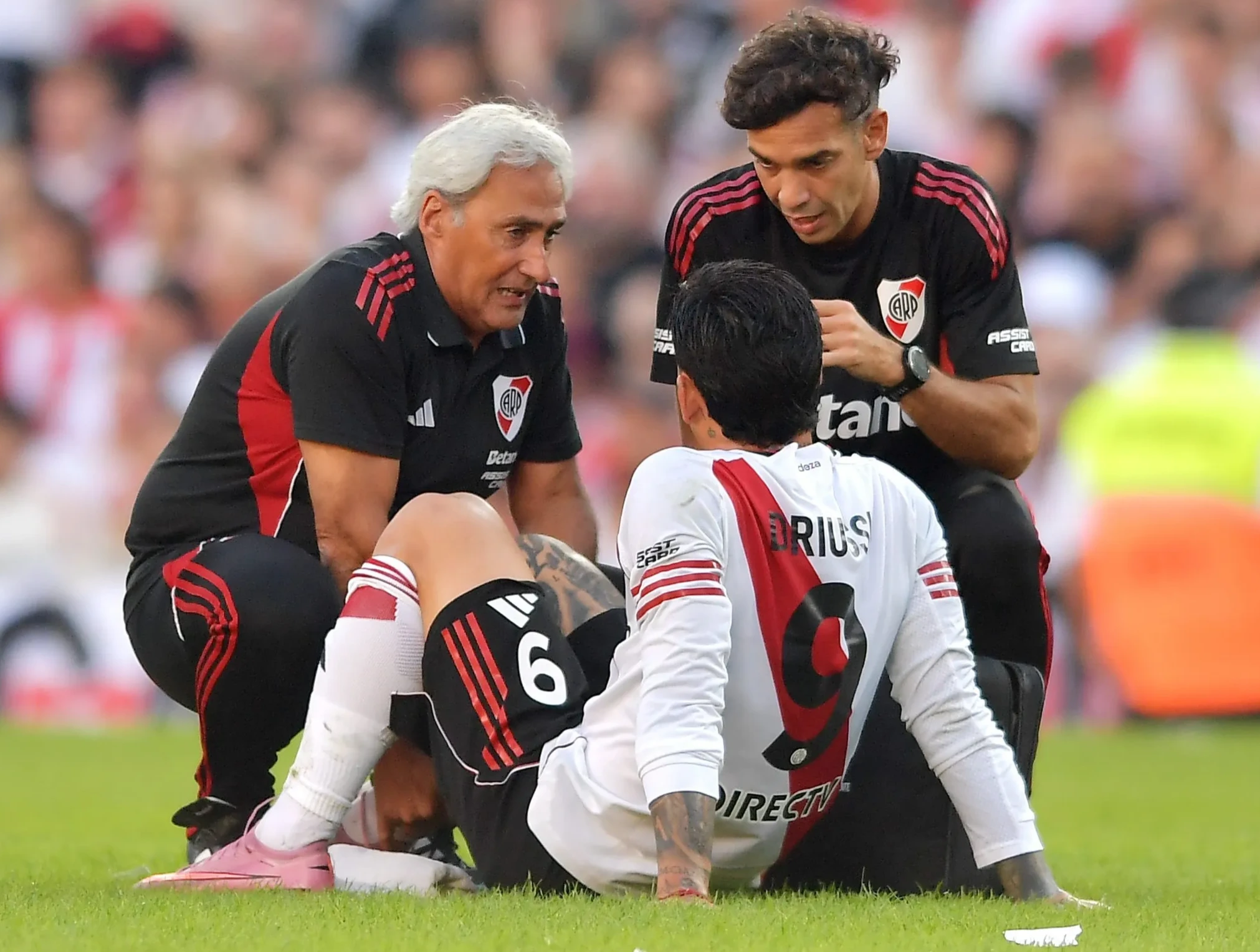 Desde su regreso al Millonario a principios de 2025, Driussi se lesionó en cinco veces