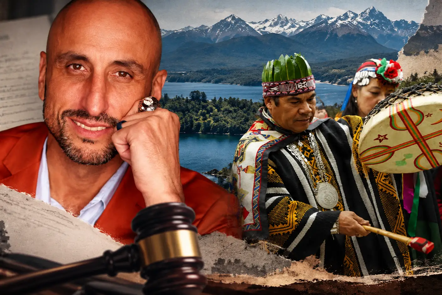 No odiamos suficiente a la Justicia: anulan un fallo que obligaba a los mapuches a devolver las tierras a Manu Ginóbili