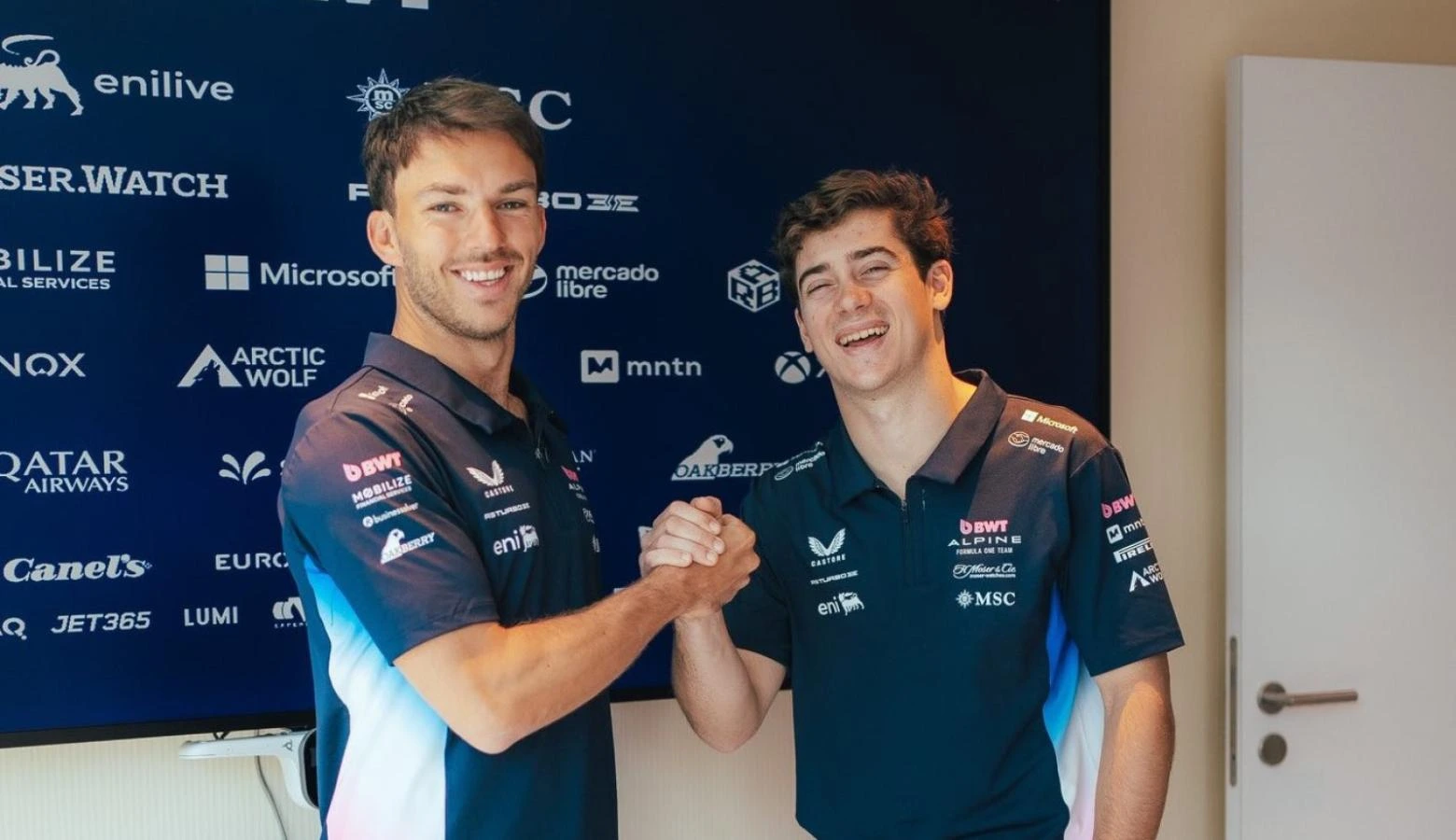 Colapinto no incluyó a Gasly cuando le preguntaron sobre sus amigos en la Fórmula 1