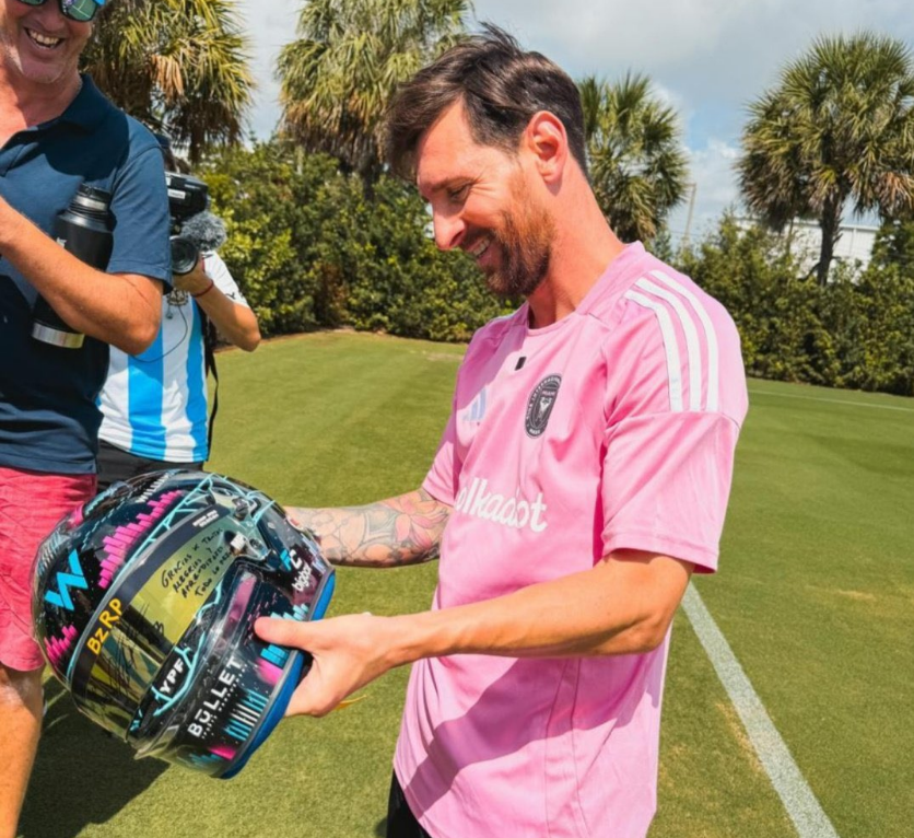 Colapinto habló del interés de Messi por la Fórmula 1