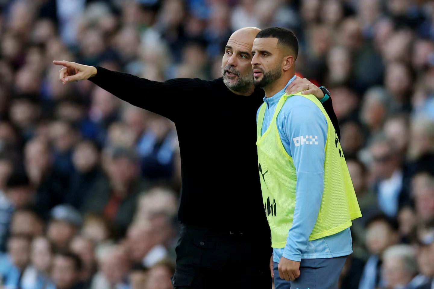 Video revelador de cuando Guardiola rompió en llanto tras un fuerte cruce con Kyle Walker