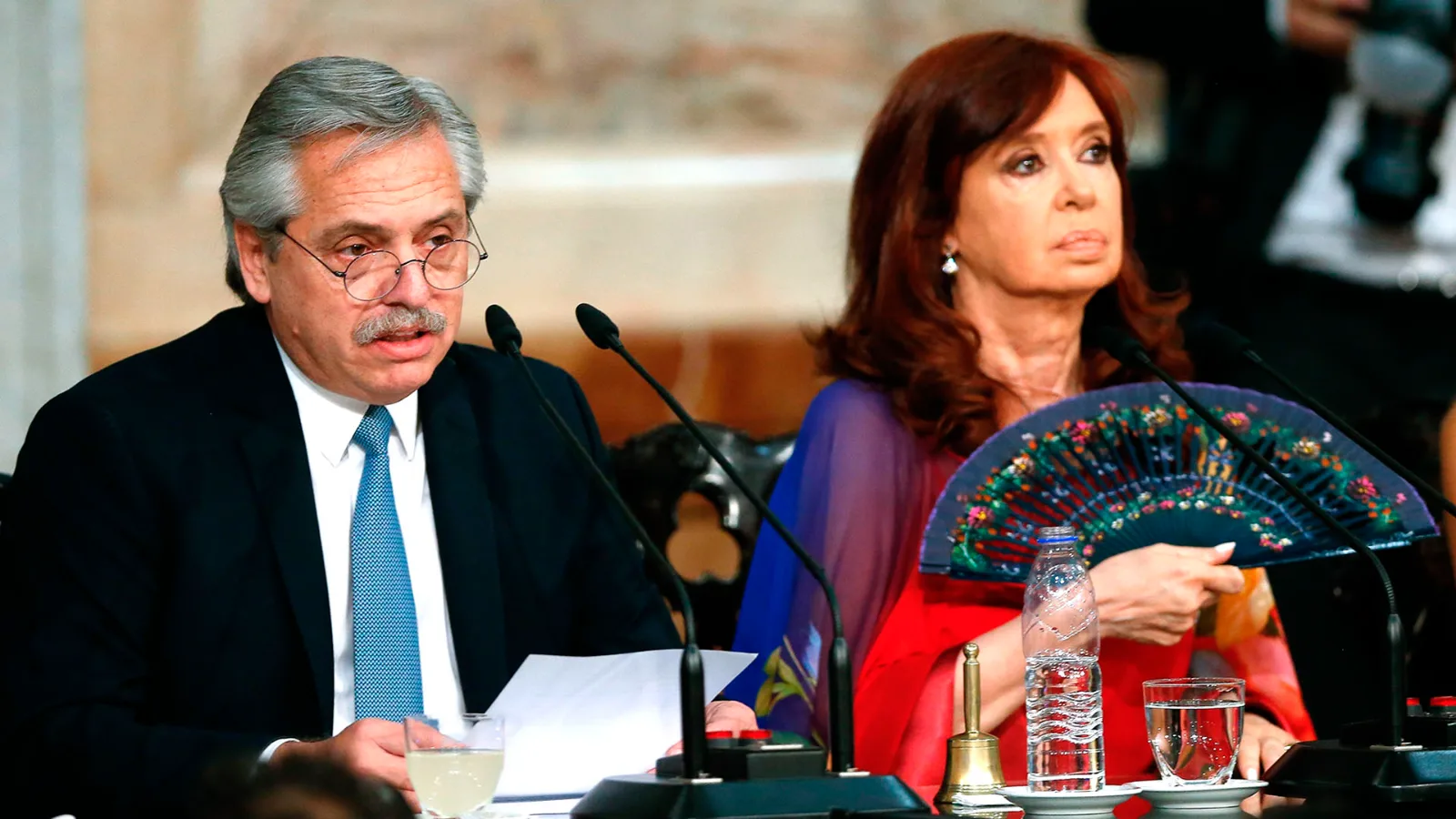 Alberto Fernández y Cristina Kirchner.