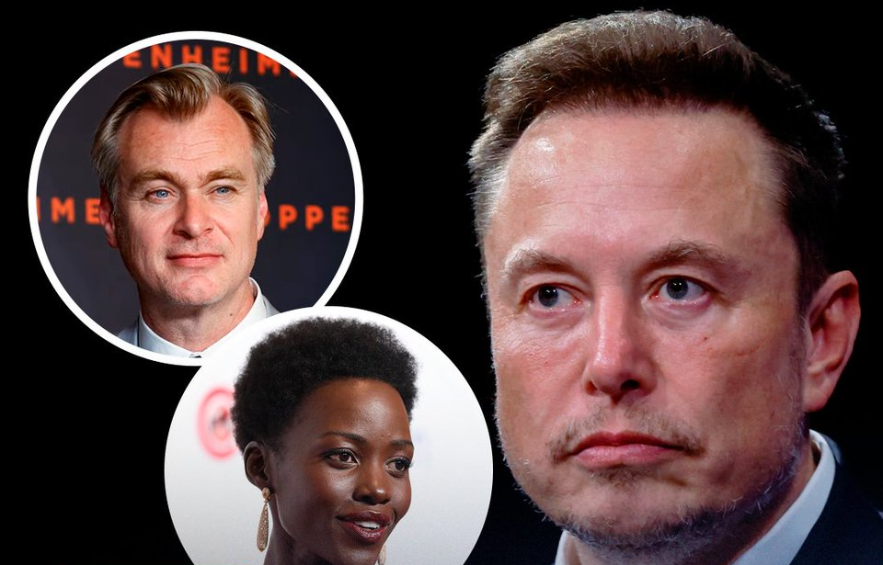 Musk tore into Nolan over the possible inclusion of Lupita Nyong'o in the cast.