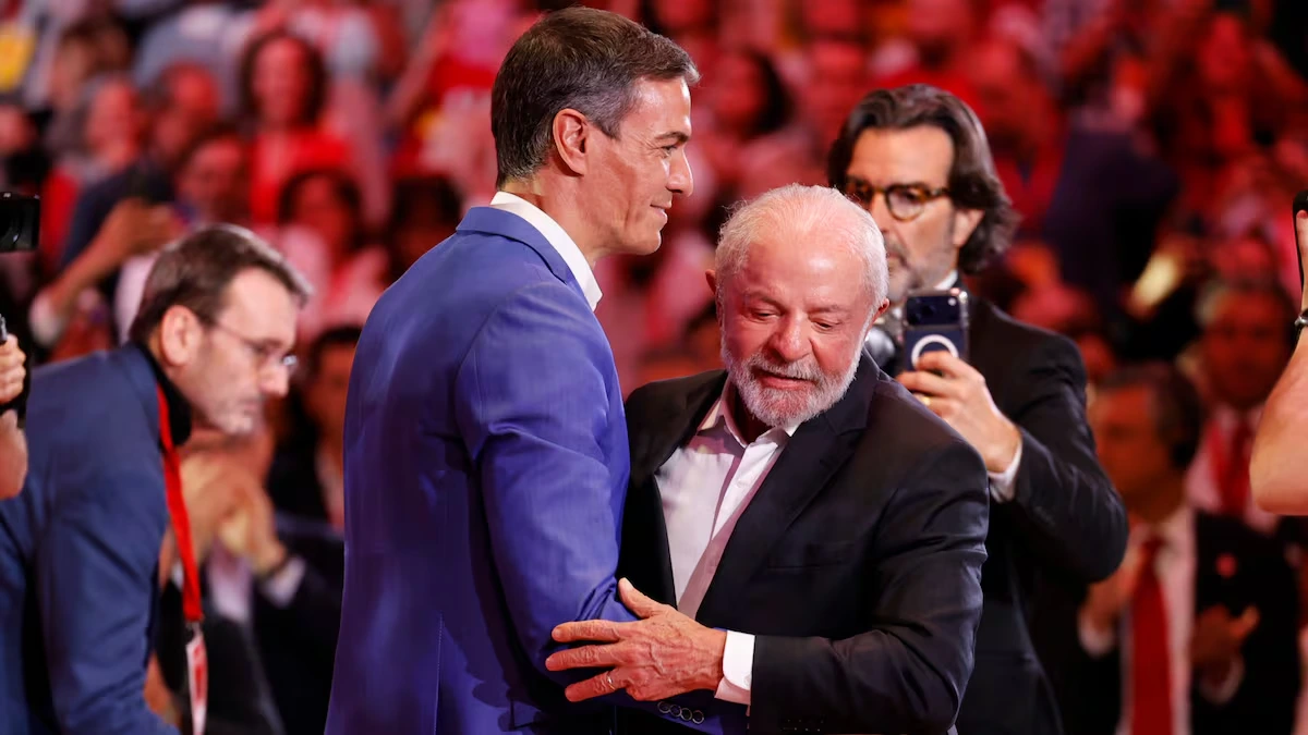 The meeting was organized by Pedro Sánches and Lula da Silva.