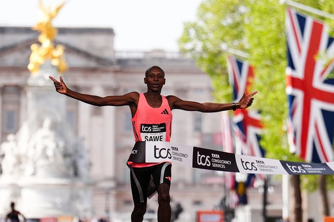 Histórico: Sabastian Sawe rompió la barrera de las dos horas en la maratón de Londres