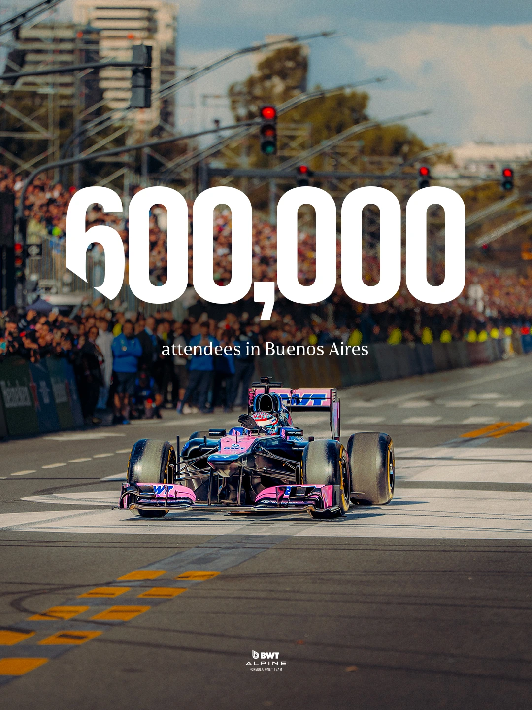 El posteo de Alpine en redes