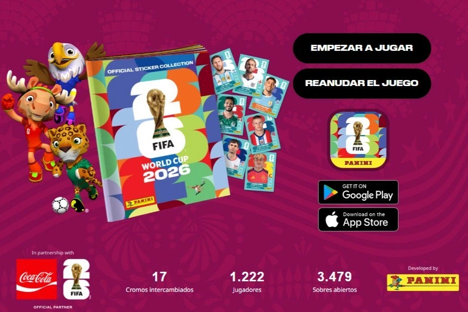 Ya salió el álbum de figuritas virtual del Mundial 2026: cómo descargalo y los primeros códigos de paquetes extra