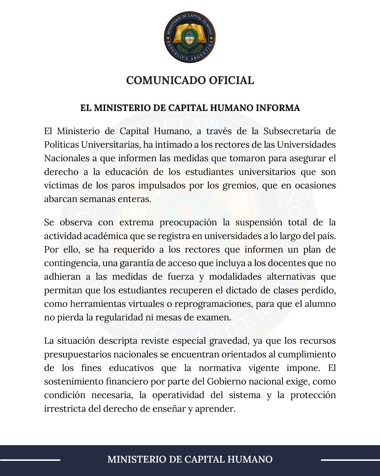 The release from Human Capital.