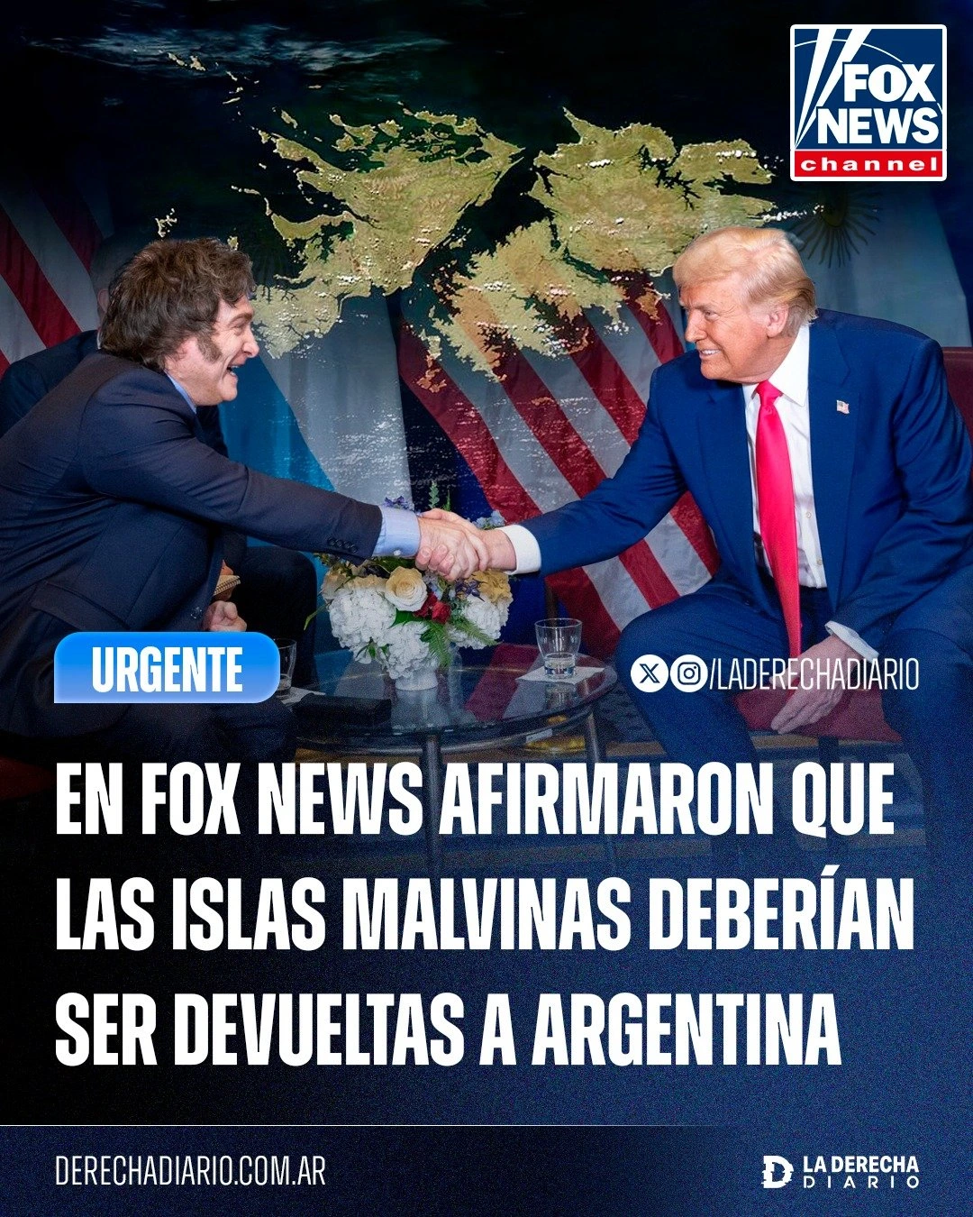 Javier Milei y Donald Trump.