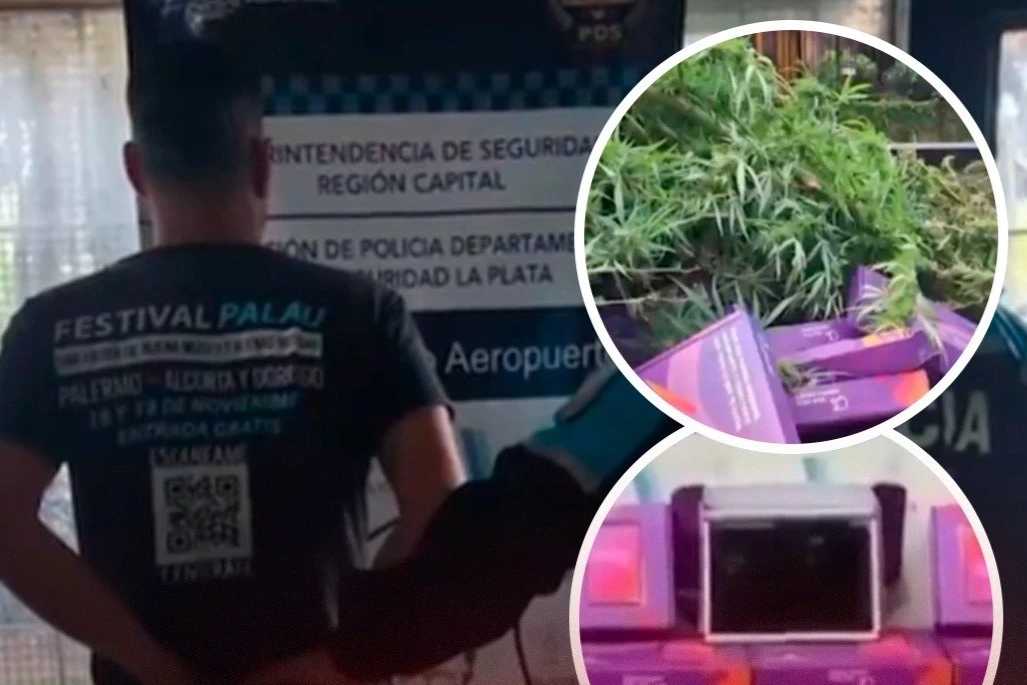 Funcionario de Educación de Kicillof fue denunciado por violencia: tenía 6 kg de marihuana y 31 PCs