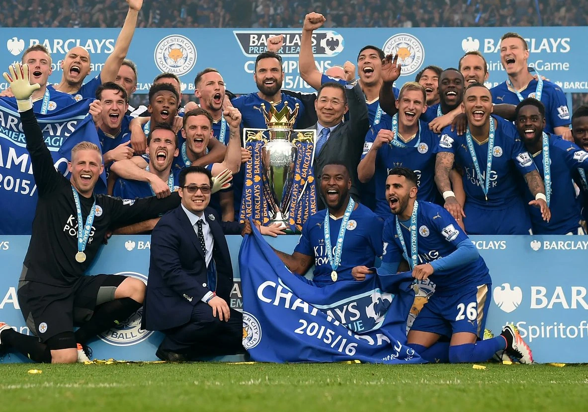Leicester had won the Premier League in 2016