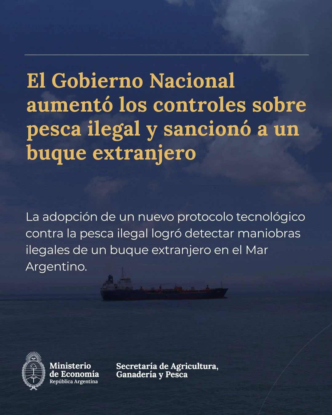 Imágen difundida por la Secretaria de Agricultura, Ganadería y Pesca.