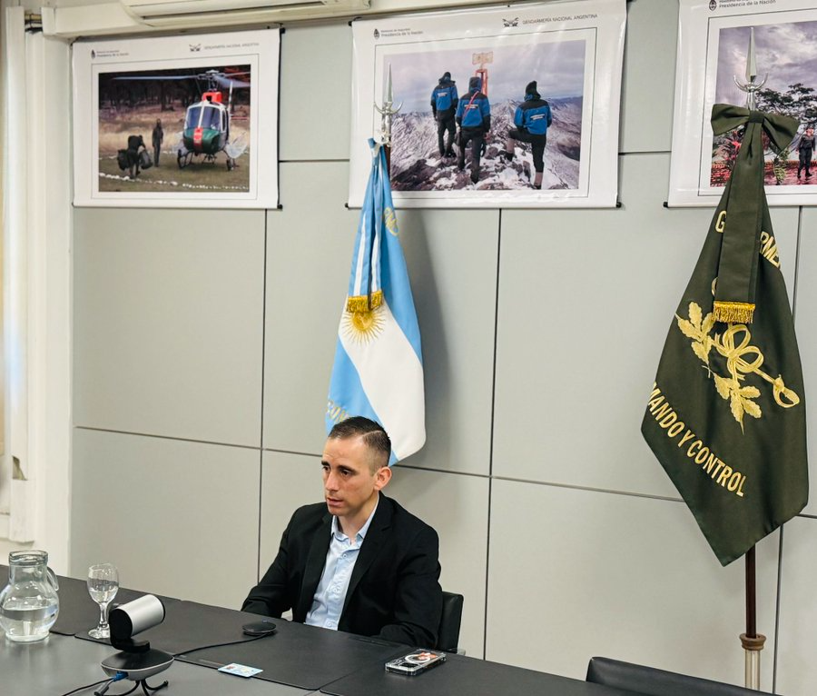 The photo that Nahuel Gallo posted on his X account