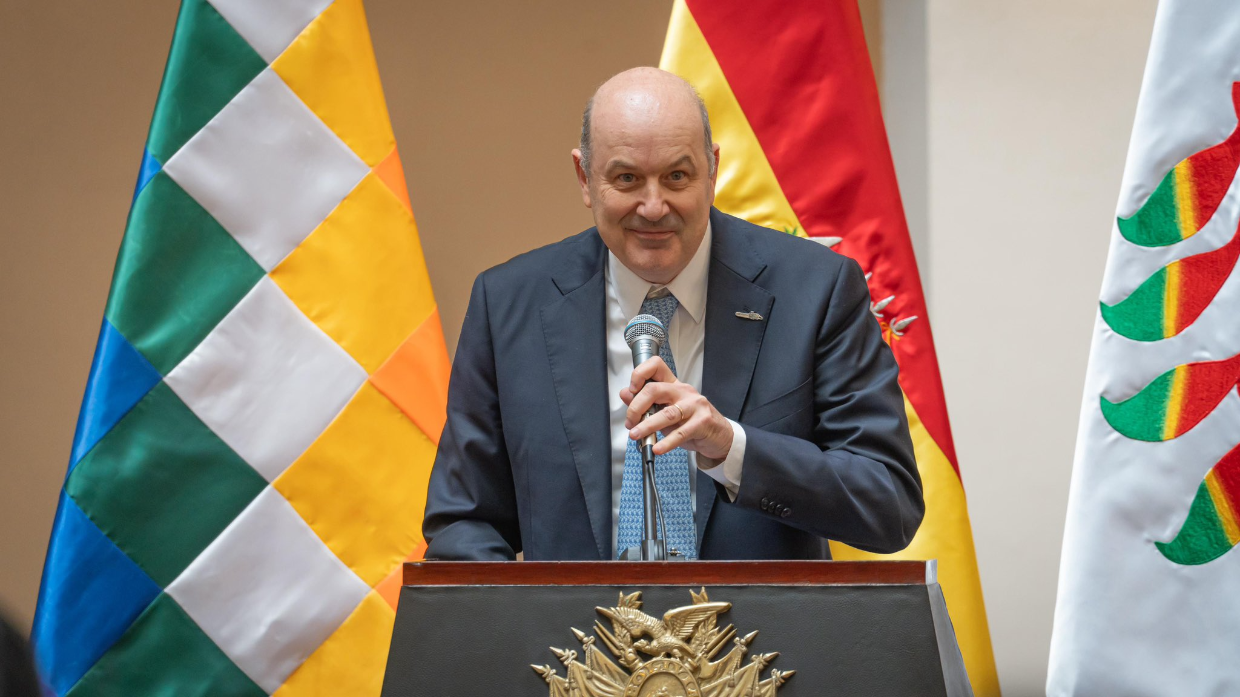 Federico Sturzenegger en Bolivia.