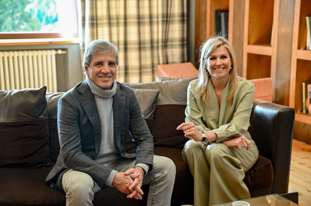 Caputo se reunió con la reina Máxima Zorreguieta en la previa al Foro Llao Llao