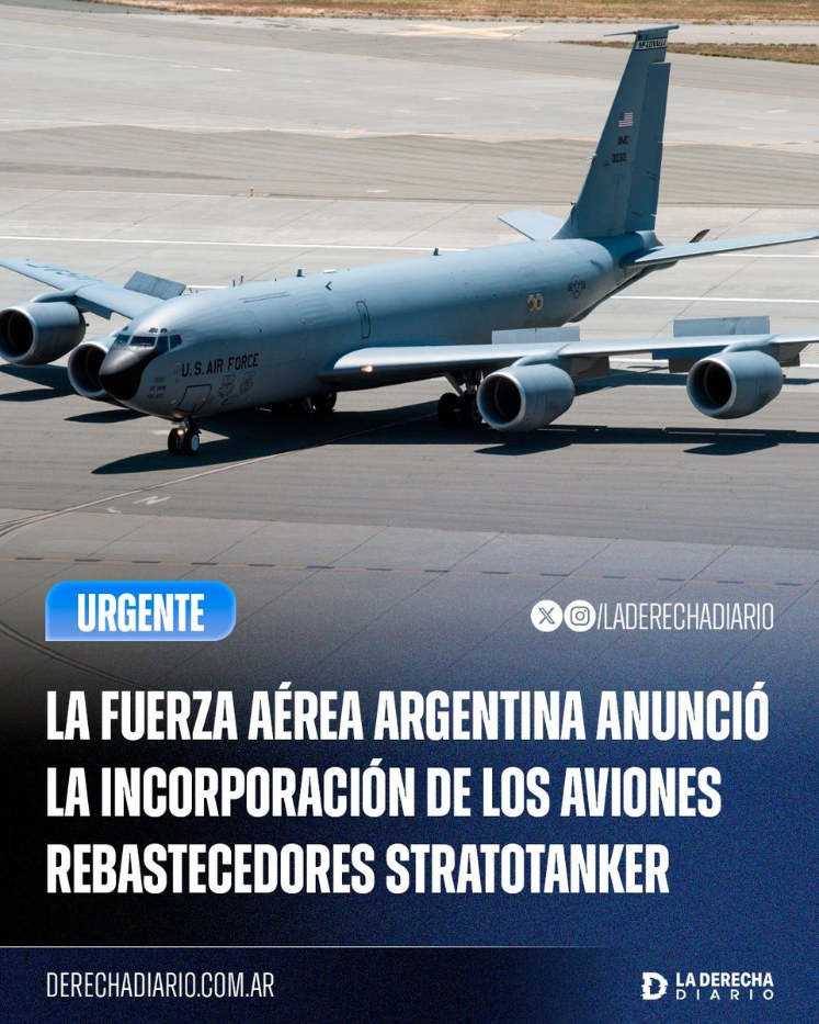 La Fuerza Aérea Argentina anunció la incorporación de aviones reabastecedores Stratotanker.