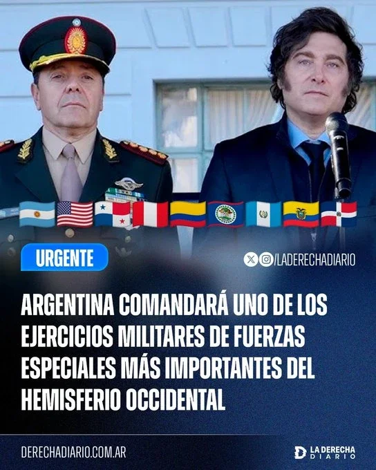 Javier Milei and Carlos Pestri