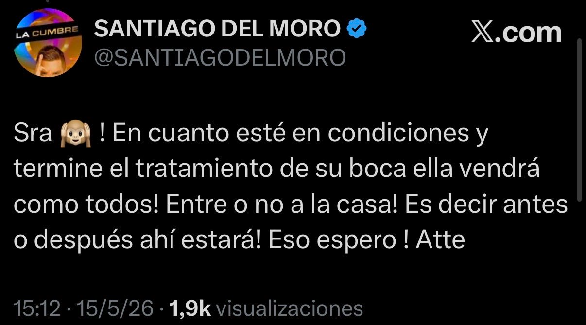 The answers from Santiago del Moro