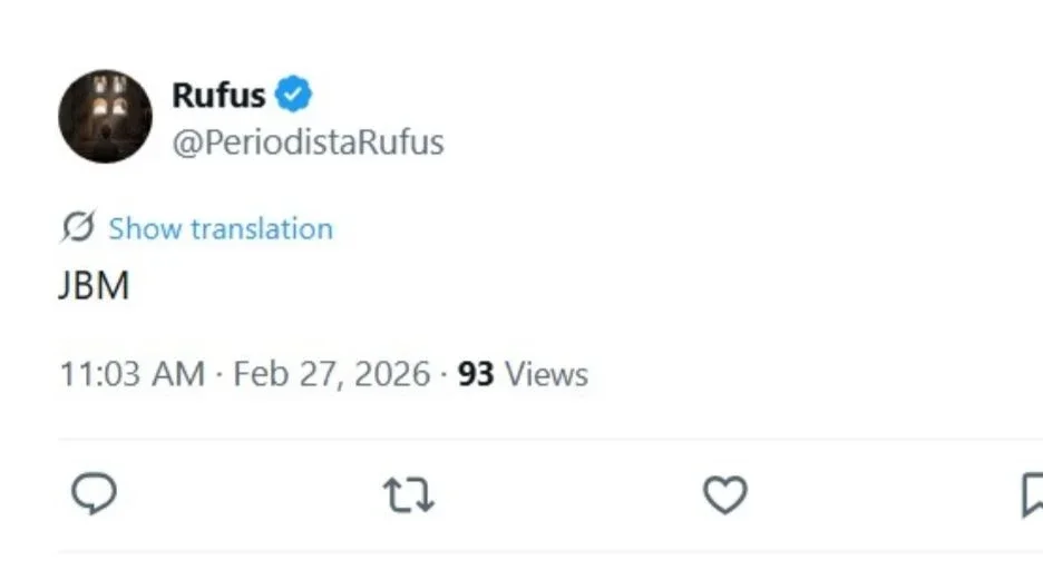 La publicación de Rufus.