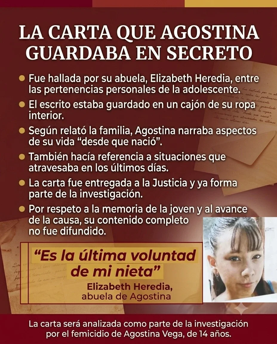 Sería la última voluntad de la menor