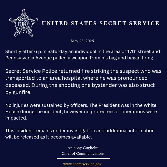 The statement from the Secret Service.