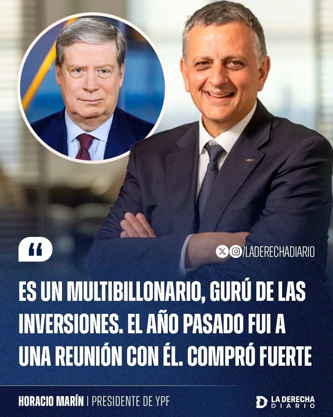 Horacio Marín sobre Stanley Druckenmiller.