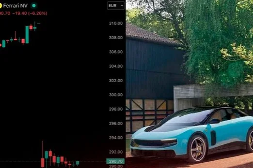 Las acciones de Ferrari se desplomaron tras revelar su primer auto 100% eléctrico