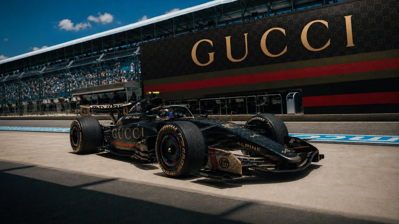 A possible design of the A527 in Gucci colors