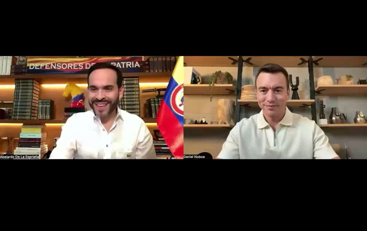 Images from the virtual meeting.