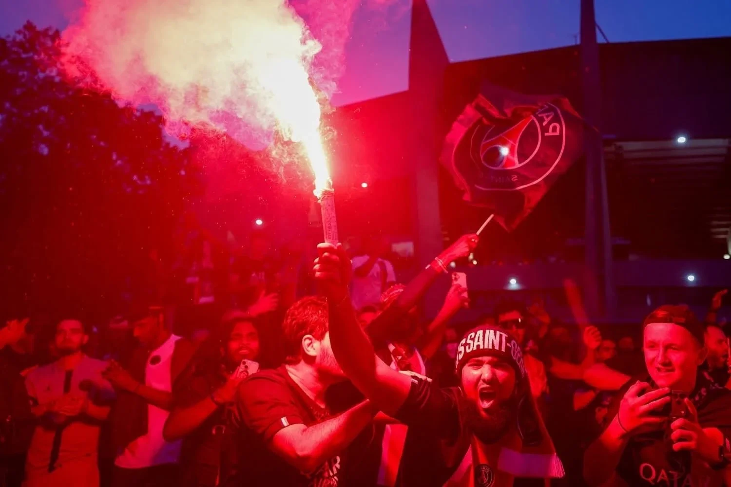 Los festejos se transformaron en caos