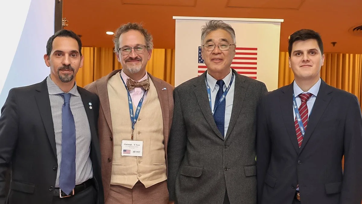 Federico Ramos Napoli alongside other leaders in nuclear affairs