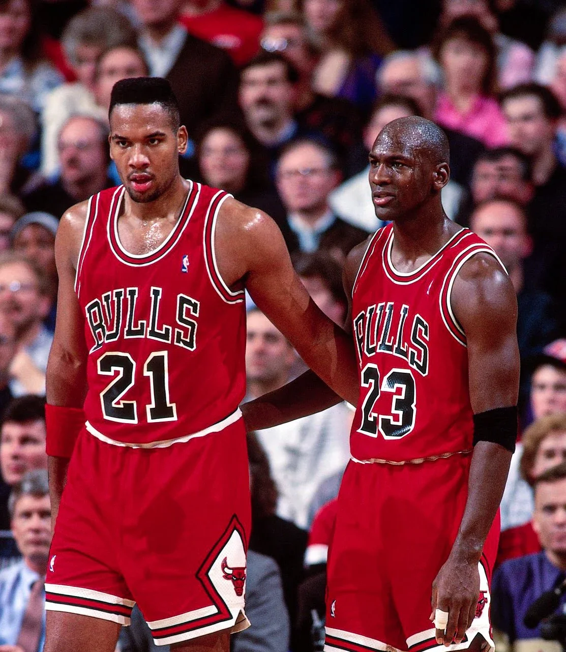 King fue parte de los Chicago Bulls tricampeones de NBA de inicios de los 90 junto con Michael Jordan