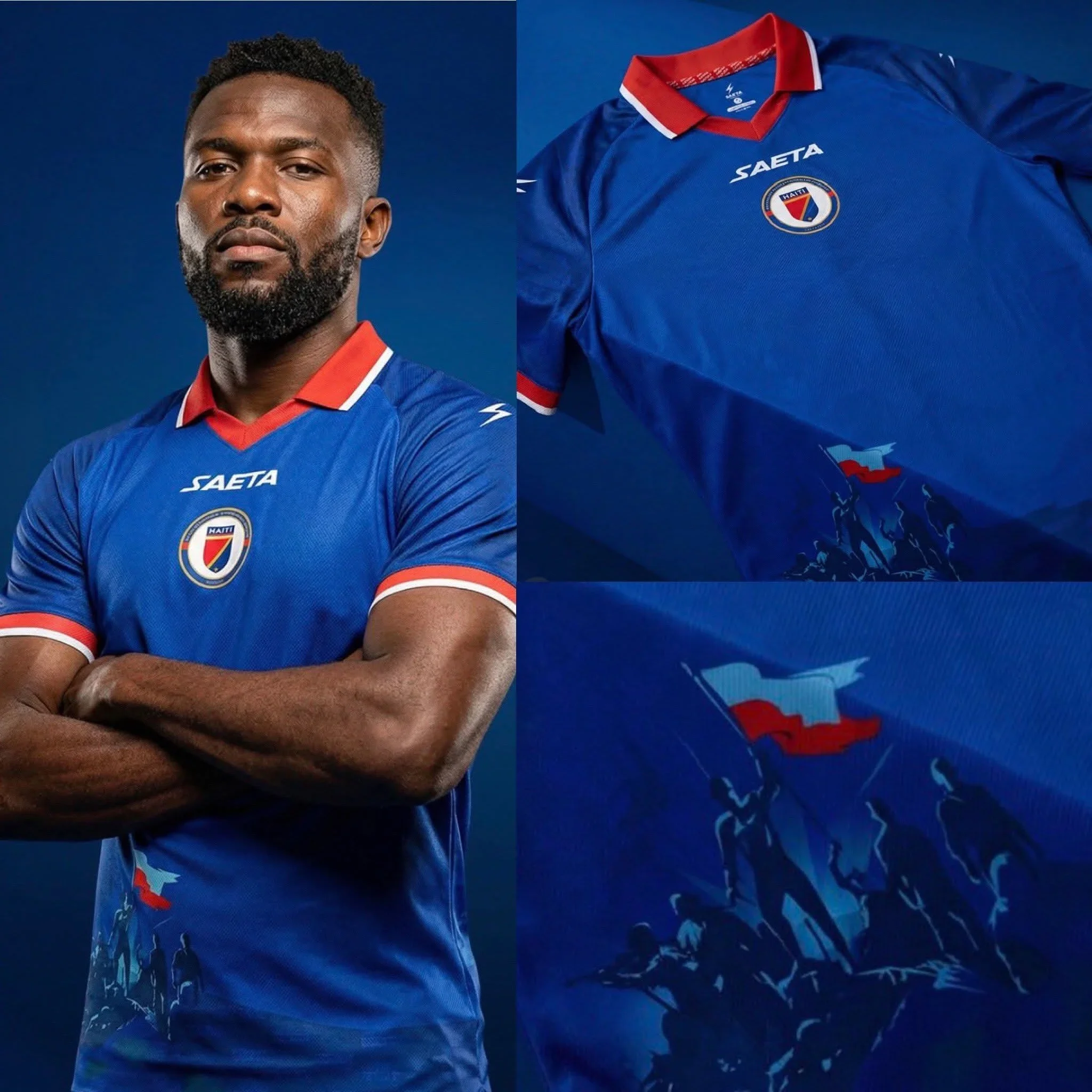 La FIFA le solicitó a Saeta cambiar el diseño de la camiseta de Haití