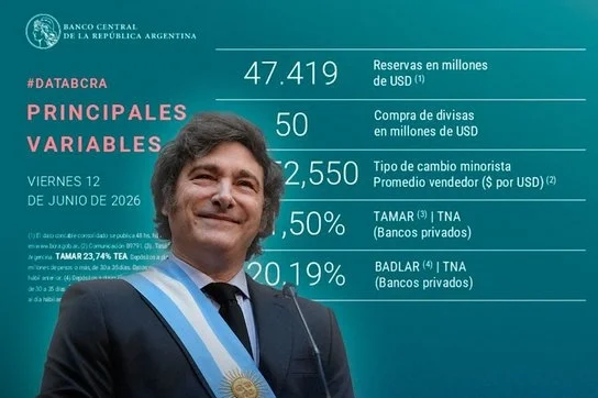 El Banco Central sumó USD 50 millones a sus reservas y acumula USD 10.542 millones solo en 2026