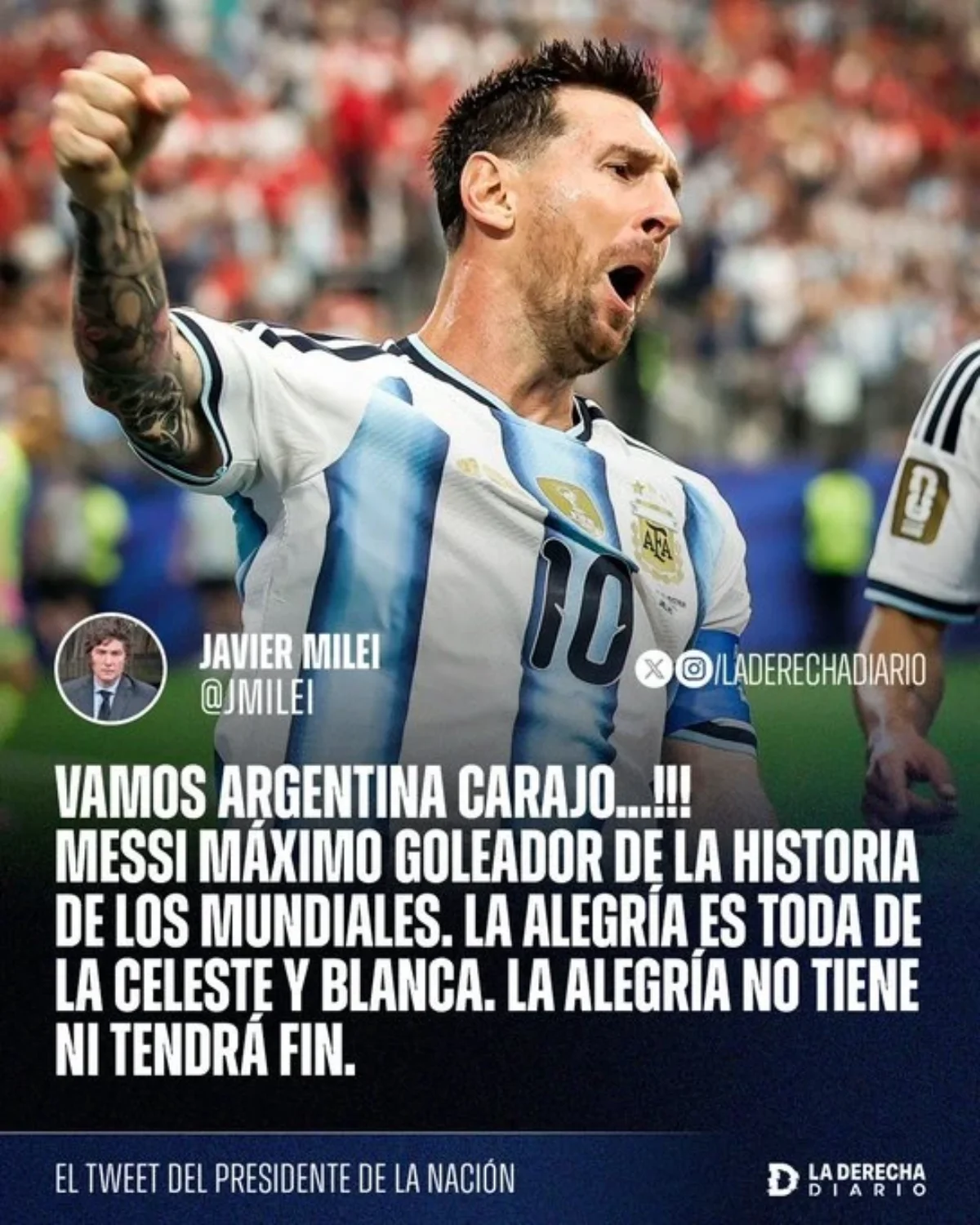 El presidente, Javier Milei.