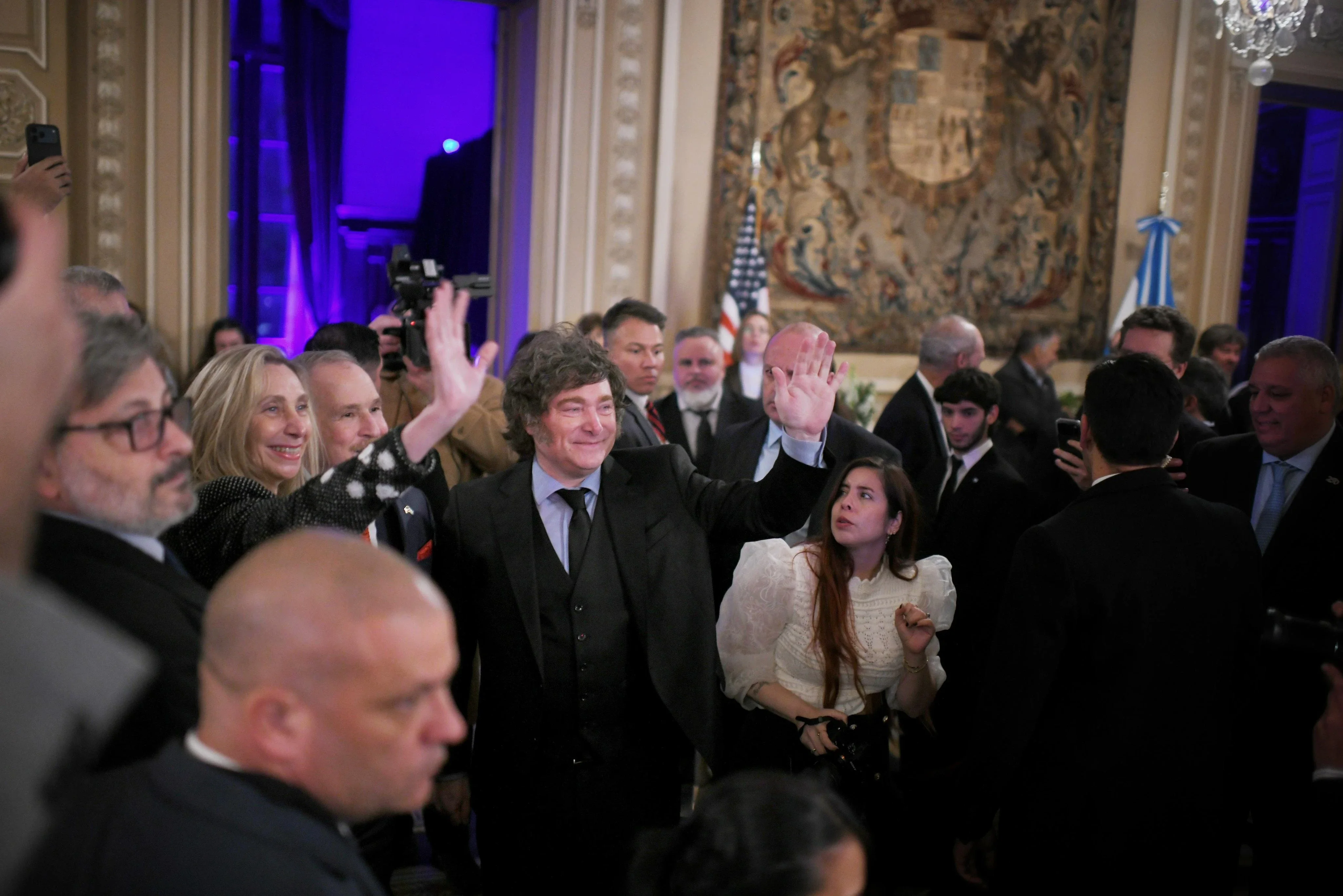 President Milei was the star of the meeting