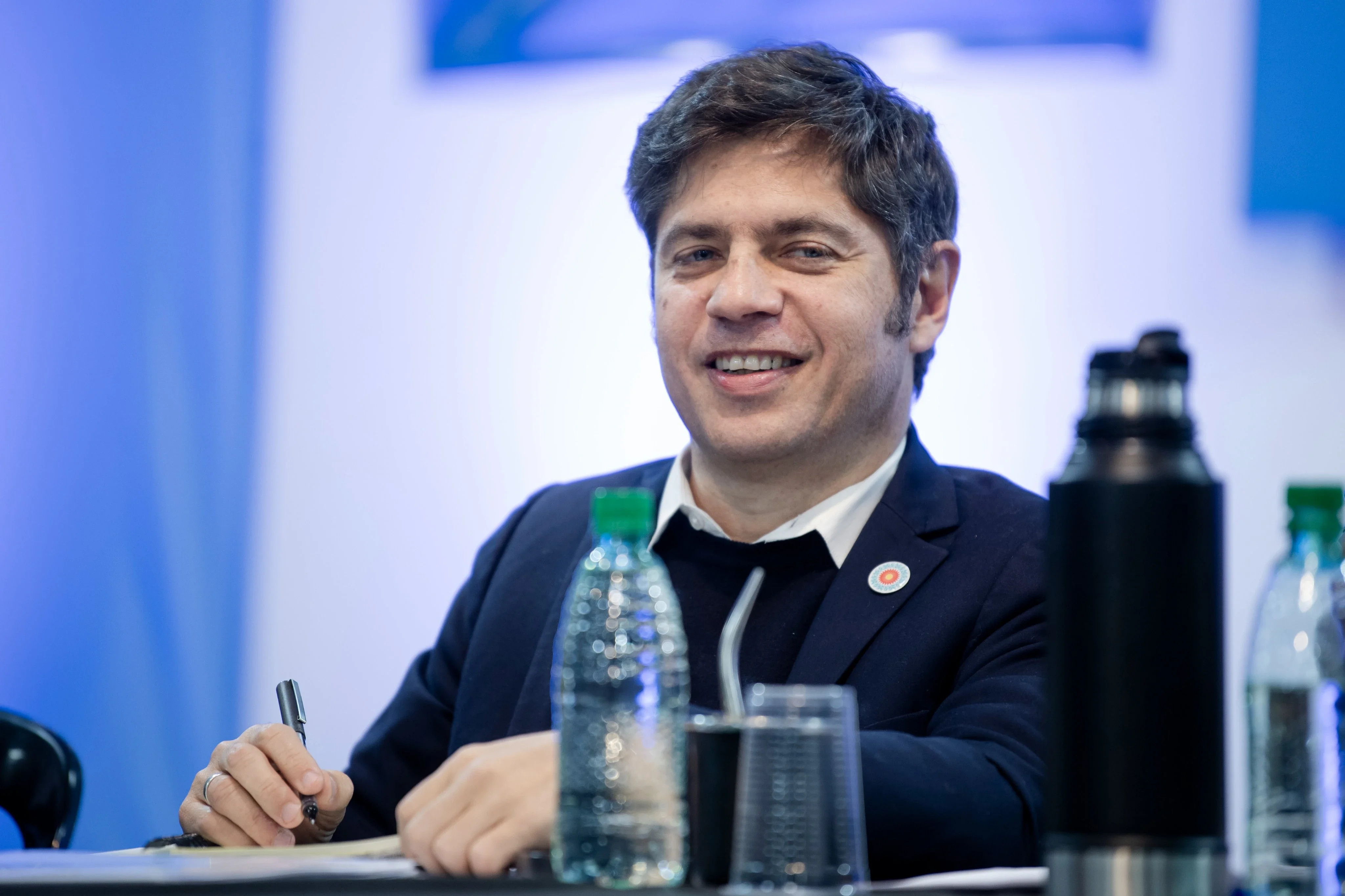 Axel Kicillof, en el evento del día.