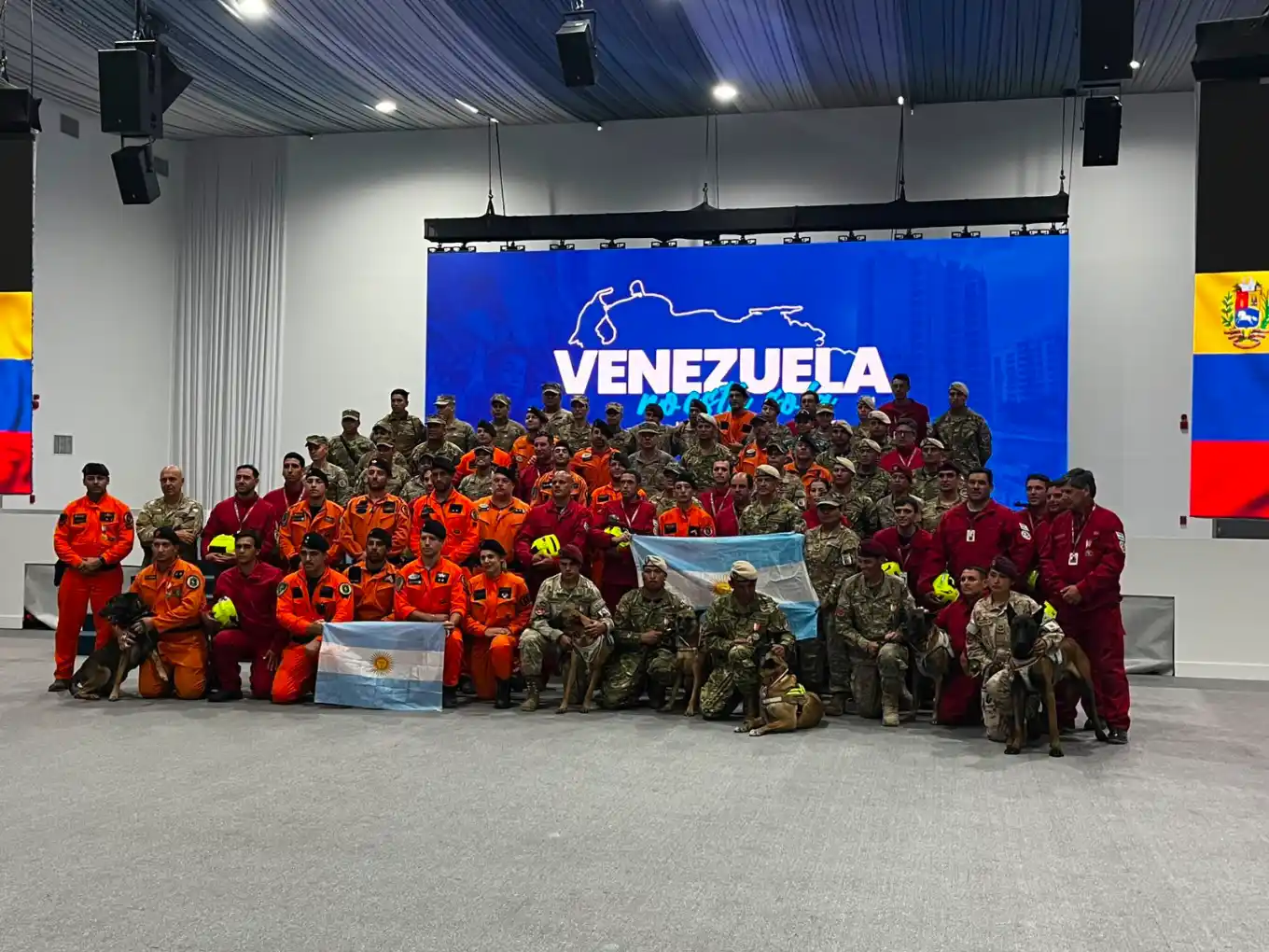 El equipo argentino.