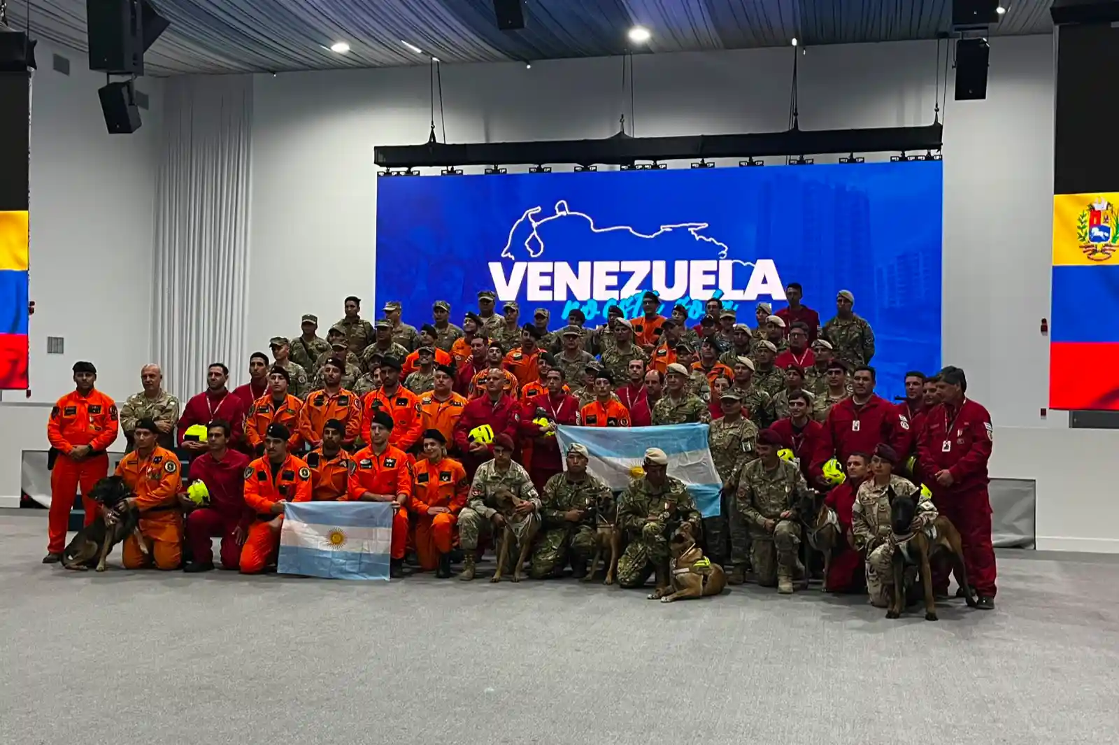 The Venezuelan regime honored the Argentine rescuers sent by Milei's government