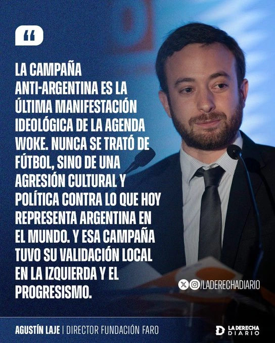 Agustín Laje sobre la campaña Anti-Argentina