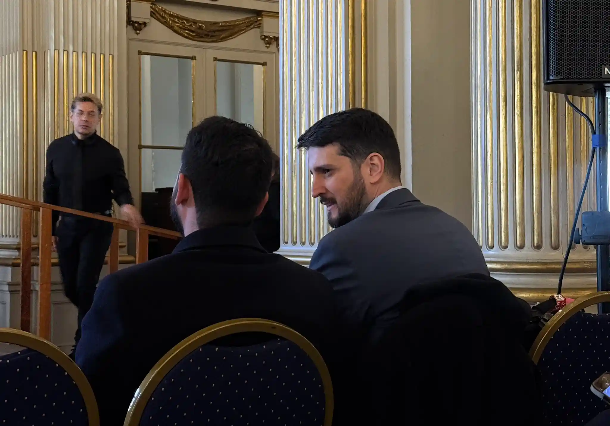 Joaquín Ojeda junto a Nahuel Sotelo.