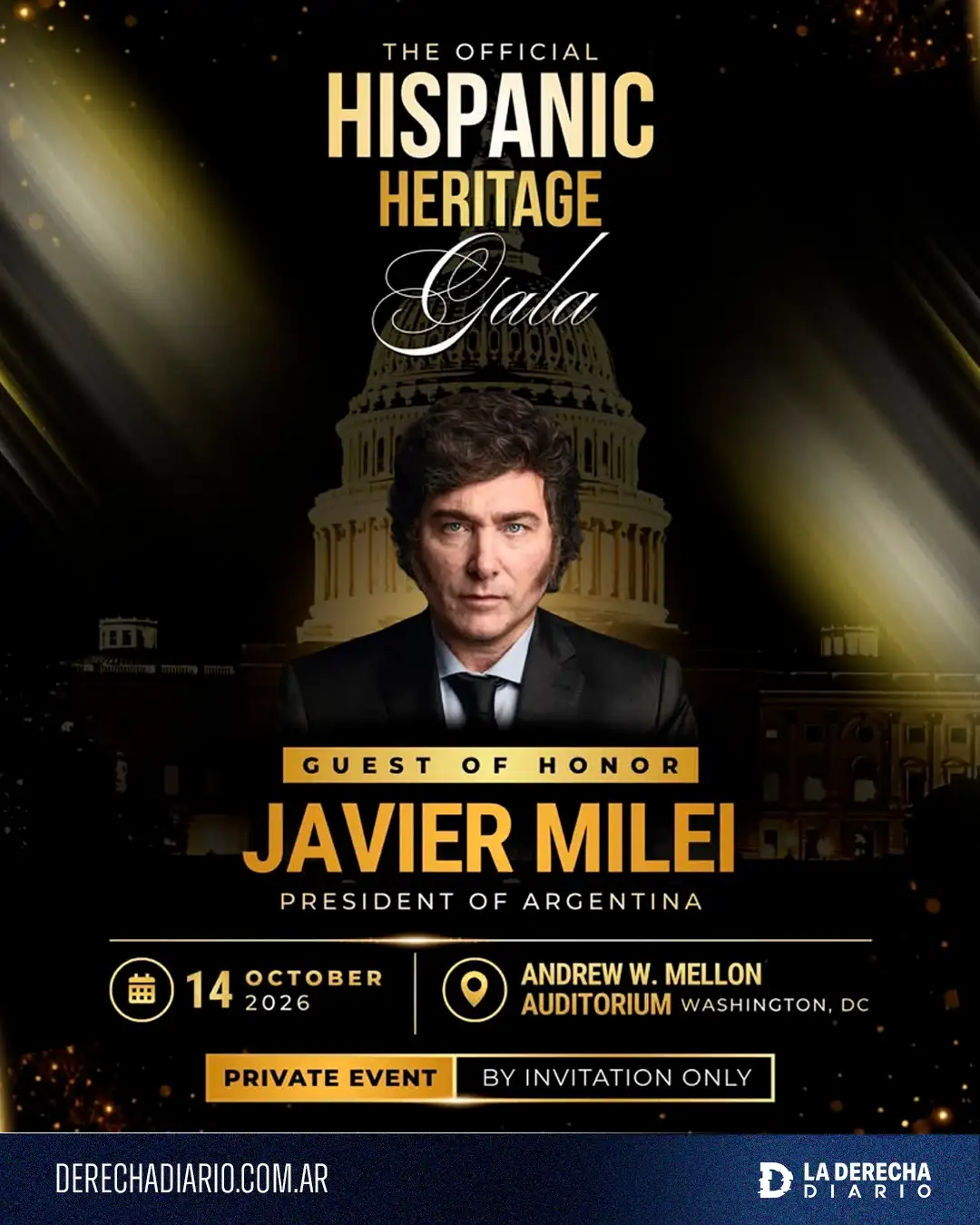 El flyer oficial del evento.