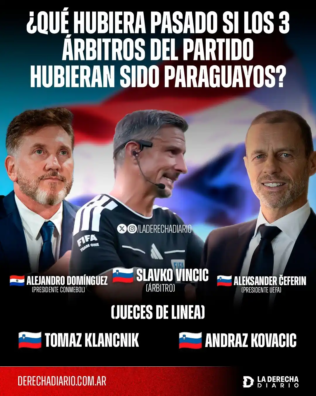 ¿Qué hubiera pasado si el arbitraje hubiera sido de la Conmebol?