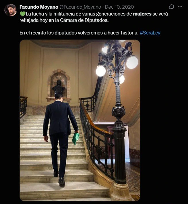 Moyano's tweet