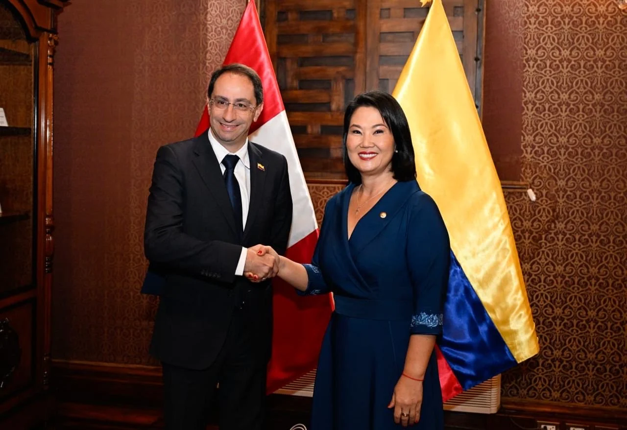 Keiko Fujimori y José Manuel Restrepo.