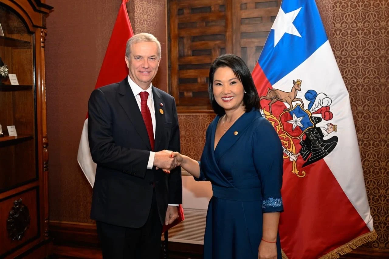 Keiko Fujimori y José Antonio Kast.