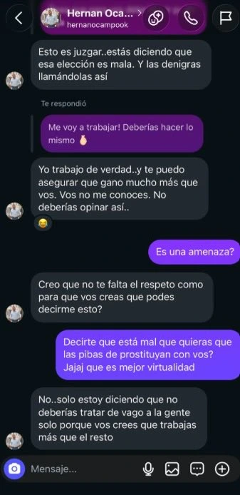El chat.