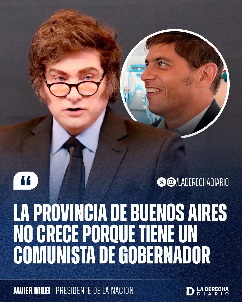 Las declaraciones de Milei sobre el gobernador.