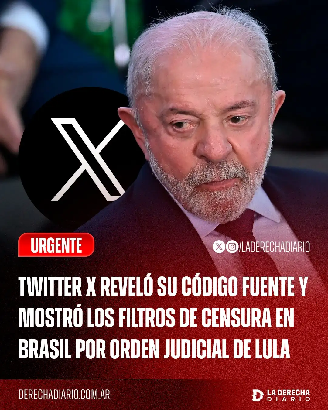 X revealed the censorship filters imposed by court rulings, exposing the dictatorship of Lula da Silva and Alexandre de Moraes